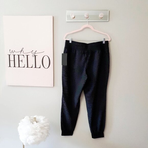 NWT 90 degree by Reflex black & grey animal print track pants, S or XL - Picture 12 of 15